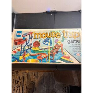 Vintage 1975 Mouse Trap Game by Ideal Toys Retro Board Game Rare Missing Die